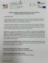 CARTA ACOGIDA A FAMILIAS POR PARTE DE LOS TUTORES